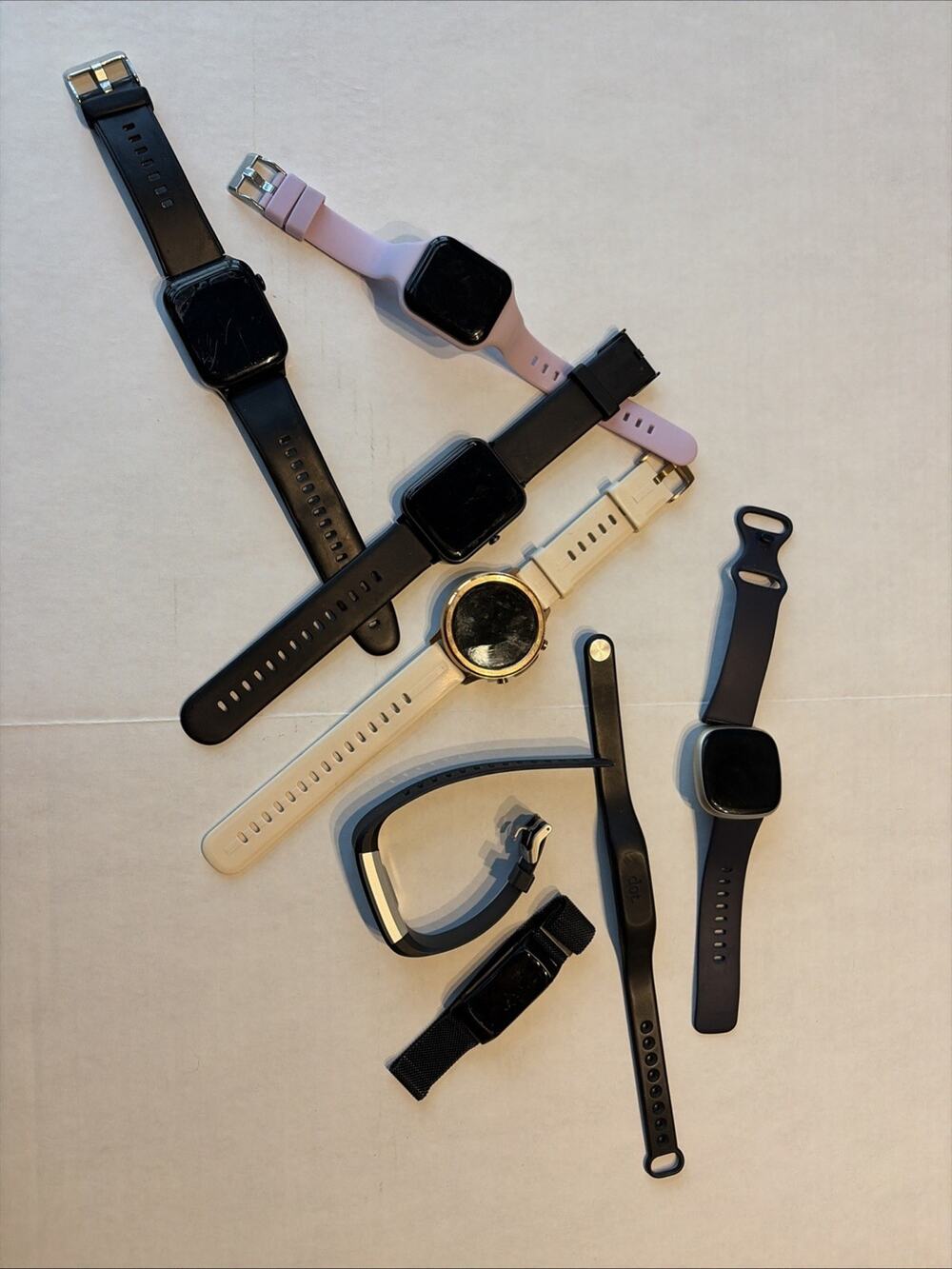 Smart Watch & Fitbit Lot Inc Apple Watch-Untested-Parts or Repair LOT 8